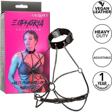 California Exotics - Euphoria Multi Chain Collar Harness