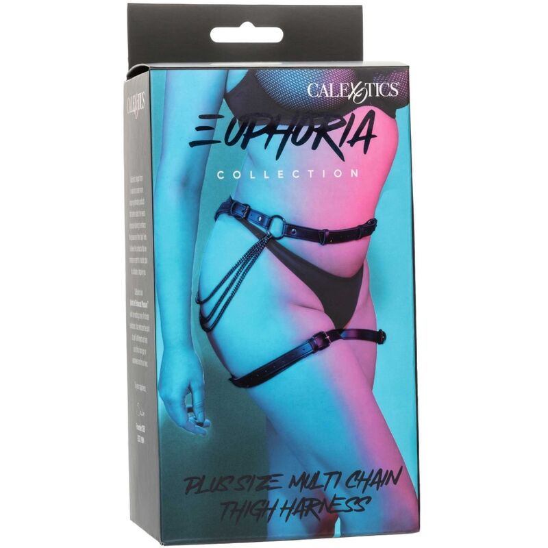 California Exotics - Euphoria Plus Size Multi Chain Thigh Harness