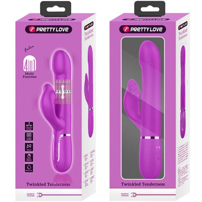 Pretty Love - Rabbit Vibrator Pearls Violet