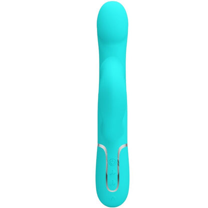 Pretty Love - Rabbit Vibrator Pearls Aqua Green