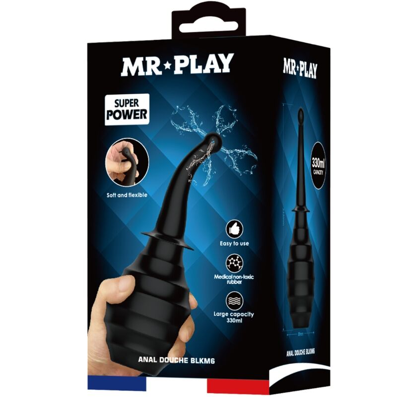 Mr Play - Anal Douche Blkm6 Super Power Black