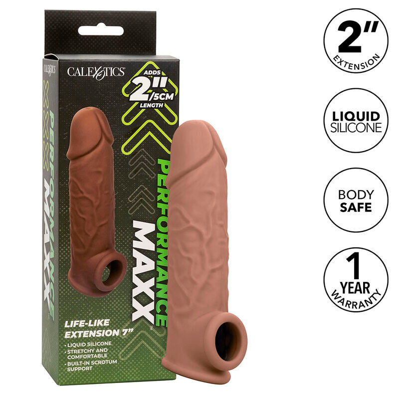 California Exotics - Performance Maxx Life-Like Extension 7 Brown Skin