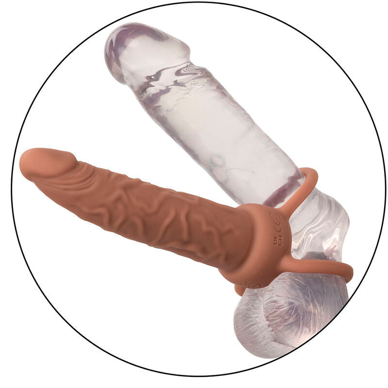 California Exotics - Performance Maxx Rechargable Dual Penetrator Brown Skin