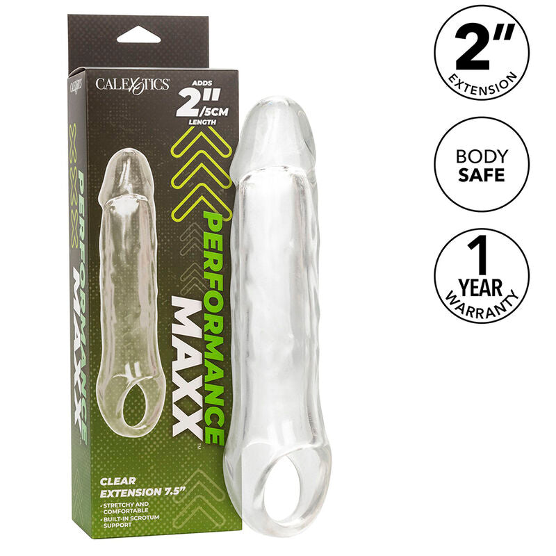 California Exotics - Performance Maxx Clear Extension 7,5 Transparent