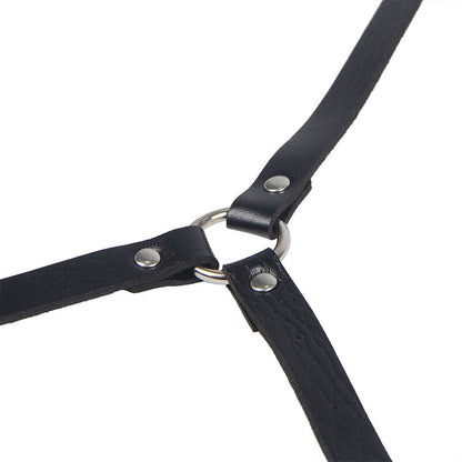 Subblime - Leather Body Harness Black One Size