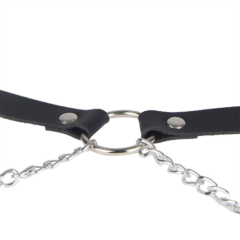 Subblime - Leather Belt Harness Black One Size