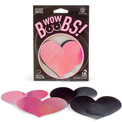 Secret Play - Wow Boobs! Heart Nipple Covers