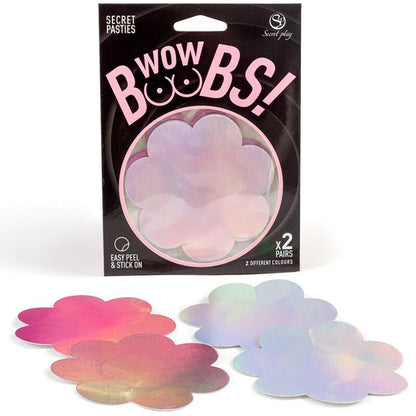 Secret Play - Wow Boobs! Flower Nipple Covers