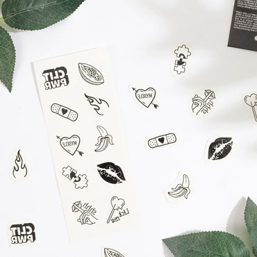 Secret Play - Set Of 10 Candy Collection Temporary Tattoos