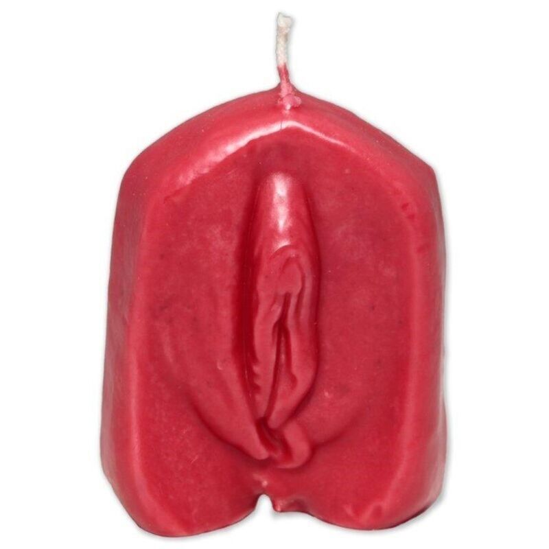 Pride - Large Vagina Candle Red