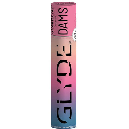 SHEER GLYDE Latex Oral Dam Scented – Condoms – Strawberry – product photo 1