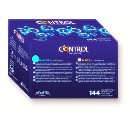 Control Adapta Nature Lubricated Latex Condoms – Condoms – 144 Pack – product photo 3
