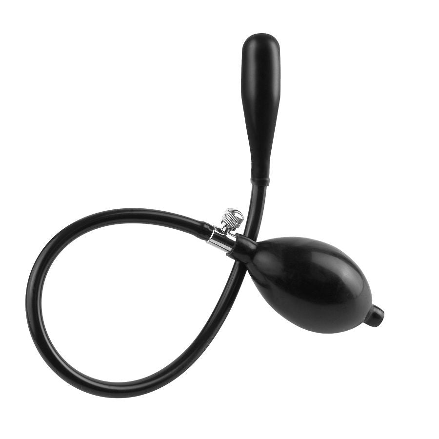 Experience intense stimulation with the Anal Fantasy Inflatable Plug Vibrating. Adjustable size, seven vibrations, Elite™ silicone, and suction cup base for hands-free fun.1