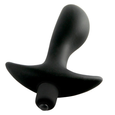 Start your anal play journey with the Anal Fantasy Vibrating Perfect Plug. Cone-shaped, hypoallergenic silicone, ergonomic base, and perfect for beginners.2