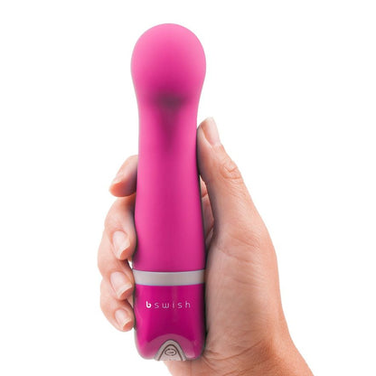 Discover intense pleasure with B Swish Bdesired Deluxe Curve. 6 vibration functions, hypoallergenic silicone, waterproof design, and perfect for G-spot stimulation.4