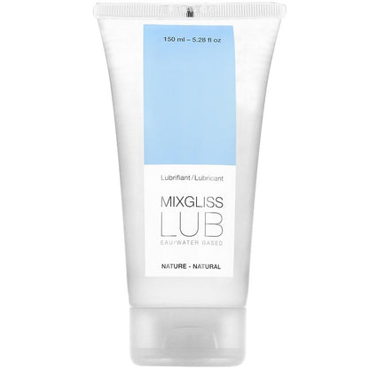 Mixgliss Natural translucent lubricant bottle detail