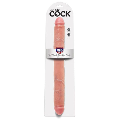 King Cock - Thick Double Dildo Flesh 40.6 Cm