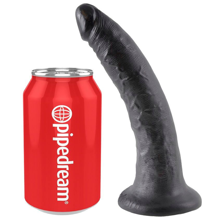 King Cock - 7 Dildo Black 17.8 Cm