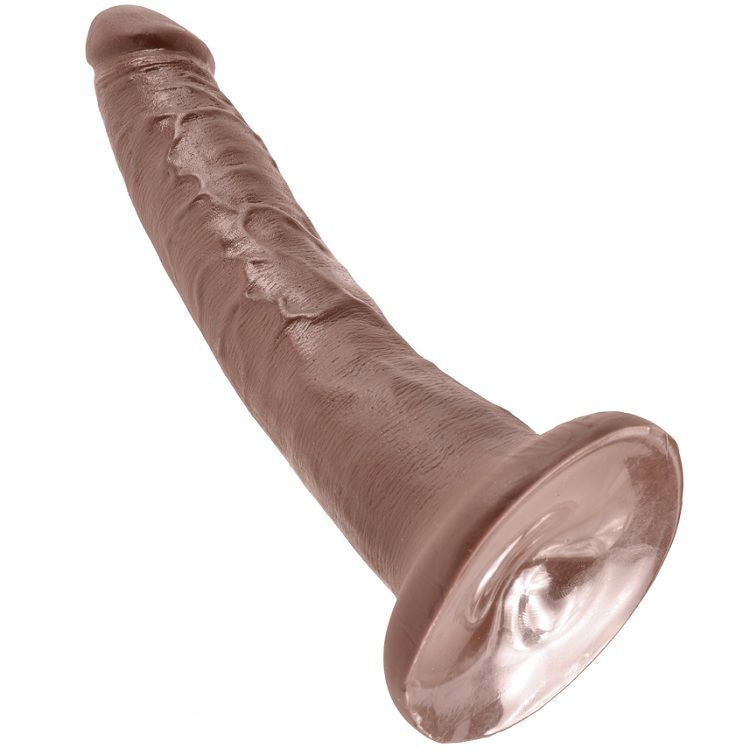 King Cock - 7 Dildo Chocolate 17.8 Cm