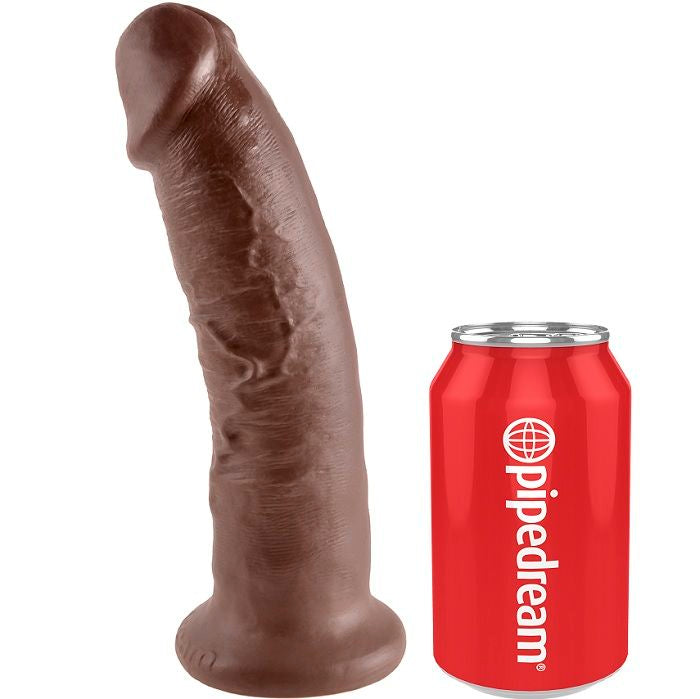 King Cock - 9 Dildo Brown 22.9 Cm