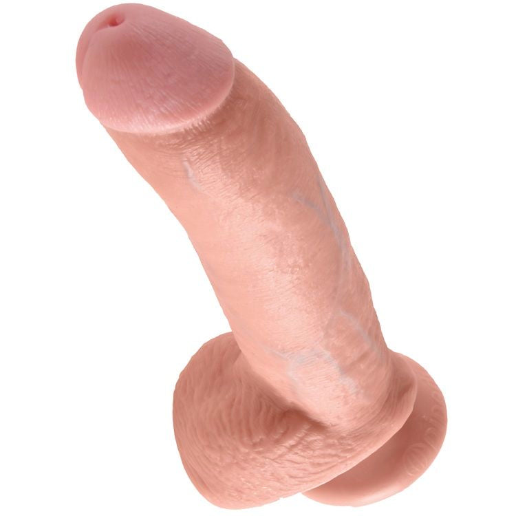 King Cock - 9 Dildo Flesh With Balls 22.9 Cm