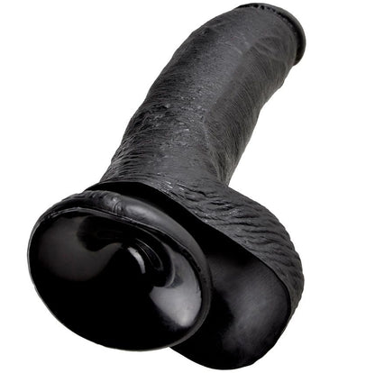 King Cock - 9 Dildo Black With Balls 22.9 Cm