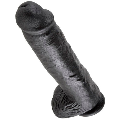 King Cock - 11 Dildo Black With Balls 28 Cm