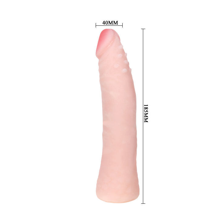 Baile - Realistic Skin Touch Silicone Dildo 19 Cm Random Box Color