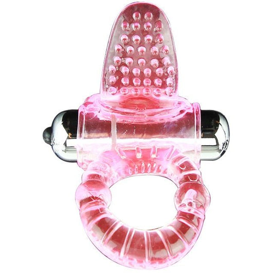 Baile - Sweet Abs 10 Rhythms Ring Pink Vibrator Penis Ring