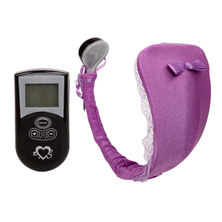 Baile - Thong With Vibrator With Lilac Remote Control