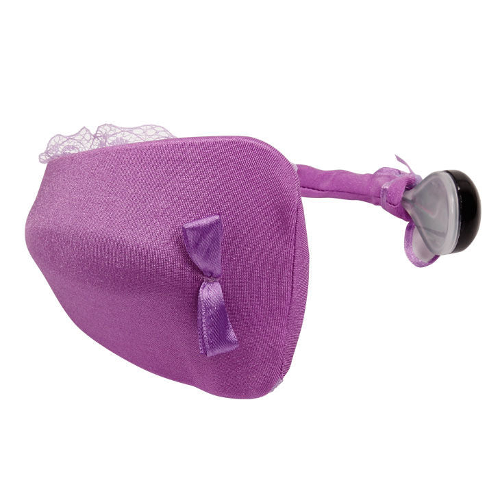 Baile - Thong With Vibrator With Lilac Remote Control