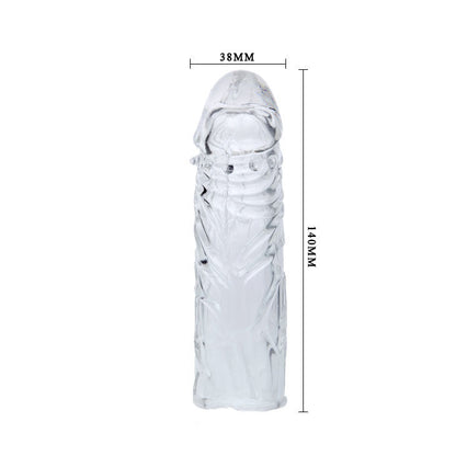 Baile - Transparent Silicone Penis Cover 13 Cm