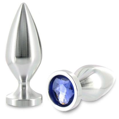 Metal Hard Aluminium Crystal Anal Plug – Butt Plugs – LARGE × 10CM – product photo 1