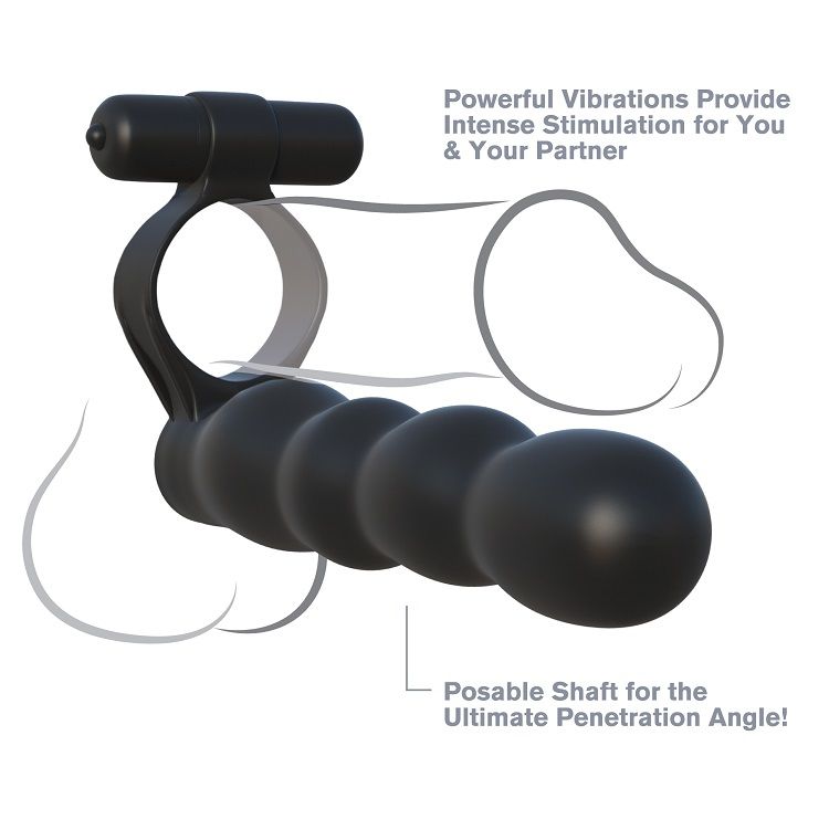 Fantasy C-Ringz - Posable Double Penetrator