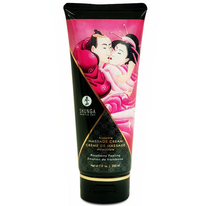 Shunga Massage Cream 200 ml — Raspberry