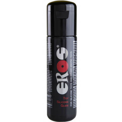 Eros Toy Silicone Glide lubricant for sex toys label detail
