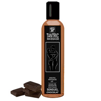 Eros-Art chocolate tantric massage oil 30ml bottle