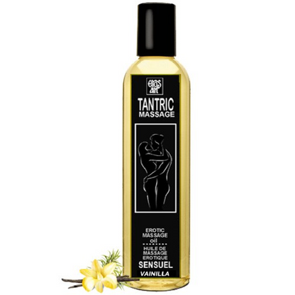 Eros-Art vanilla aphrodisiac massage oil front label