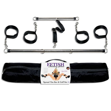 DelighToys - Fetish Fantasy Series Spread Em Bar and Adjustable Cuff Set