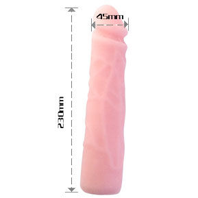 Baile - Realistic Skin Touch Silicone Dildo 23 Cm