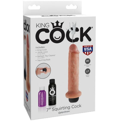 King Cock - 17.8 Cm Squirting Dildo