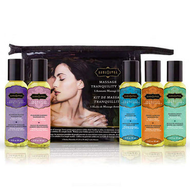 KAMASUTRA - DelighToys Tranquilizing Massage Kit – Aromatherapy Oils Collection