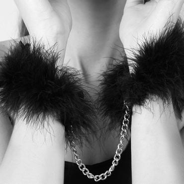 DelighToys - Bijoux – Za Za Zu Feather Handcuffs by DelighToys