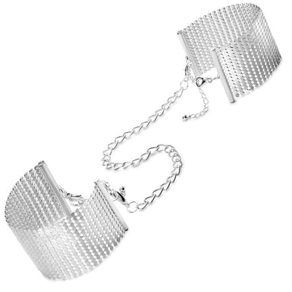 Bijoux - D�Sir M�Tallique Silver Metallic Handcuffs