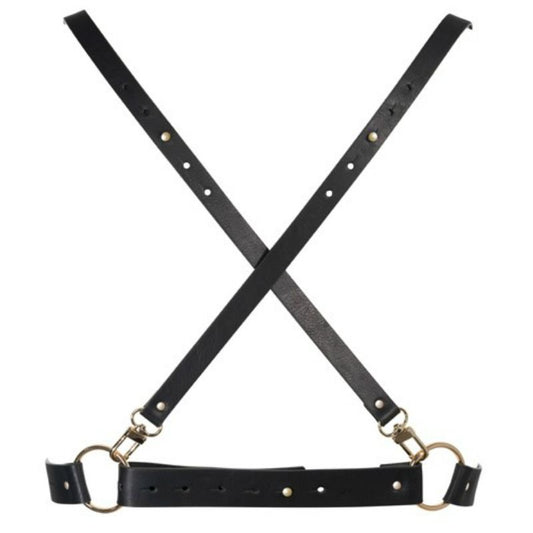 Bijoux Indiscrets Maze - X Harness Black