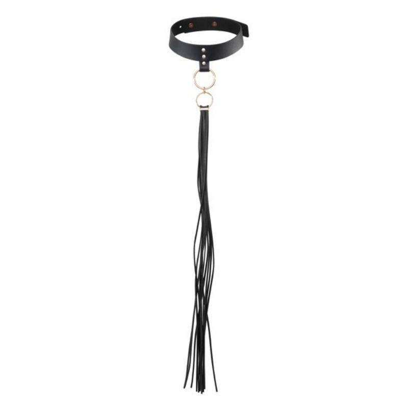 Bijoux Indiscrets Maze - Tassel Choker Black