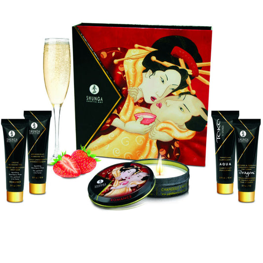 Shunga - Secret Geisha Strawberries And Cava Kit