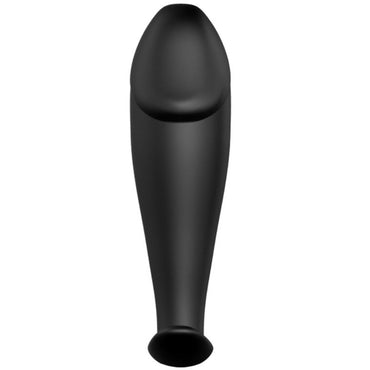 Pretty Love - Silicone Anal Plug Penis Form And 12 Vibration Modes Black