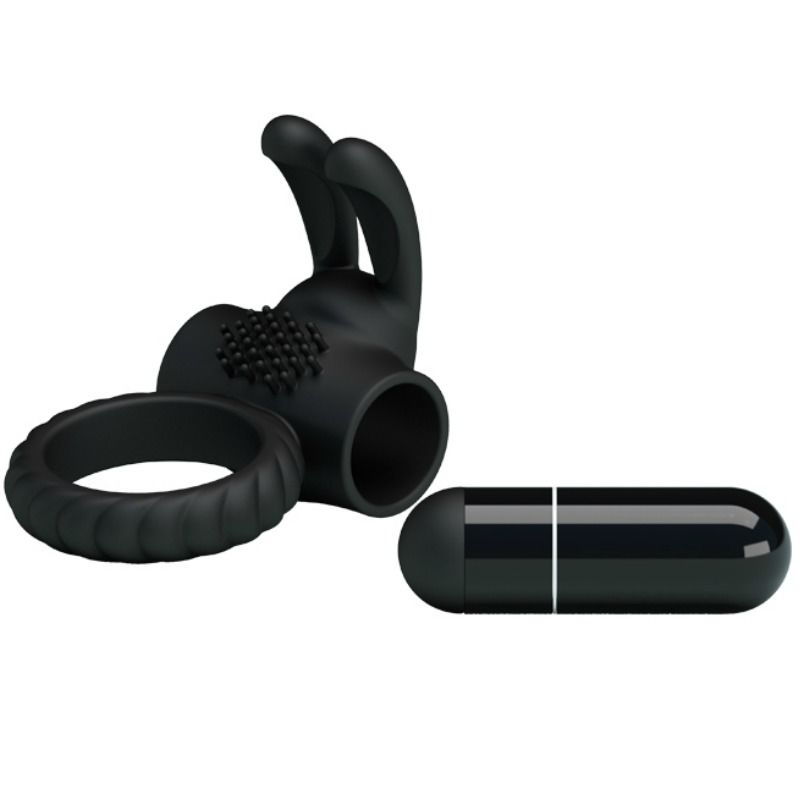 Pretty Love - Eudora Vibrating Ring With Stimulator