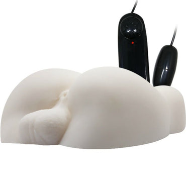 Experience intense pleasure with the Baile Bigger Man Masturbator Vibration. Realistic male butt design, anal opening, vibrating bullet, and remote control for heightened sensations1